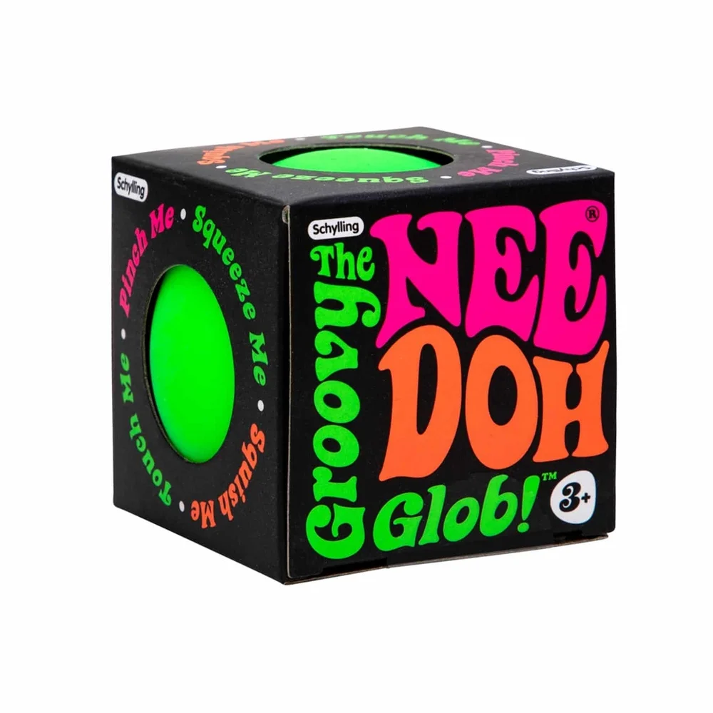 2 Nee Doh Squeeze Sensory Fidget Toys - The Grovey Globe, Color Change & Swirl - Picture 2 of 12